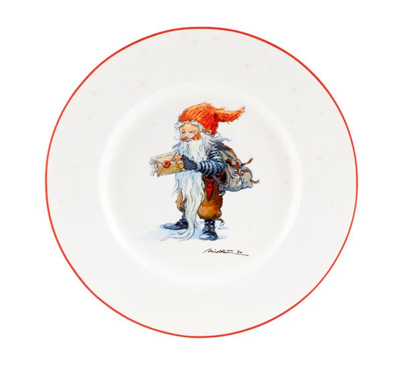 Asjett, Nisse med julepost 'Midthun' Nr 14