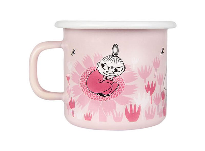 Mummikopp Emalje - I hagen Rosa 2,5 dl