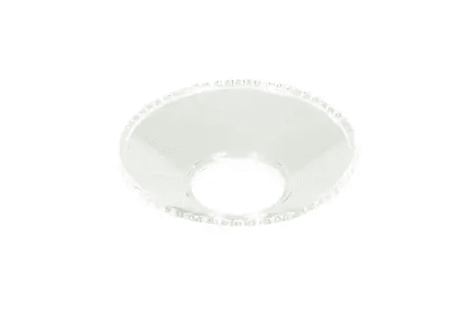 Hovedbilde Lysmansjett med rillet kant, klart glass, Ø:7 cm