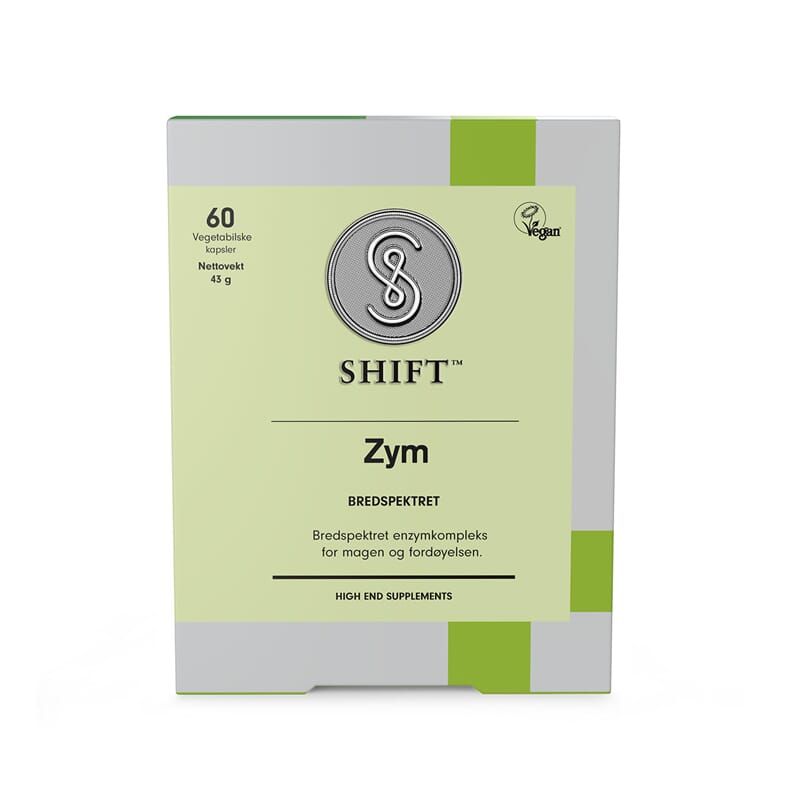 SHIFT Zym bredspektret 60 kapsler