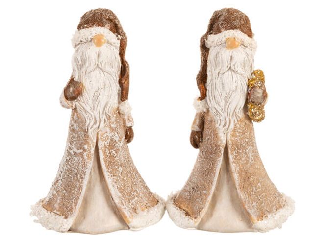 Hovedbilde Nisse beige/brun ståend krans 5x8cm 2ass