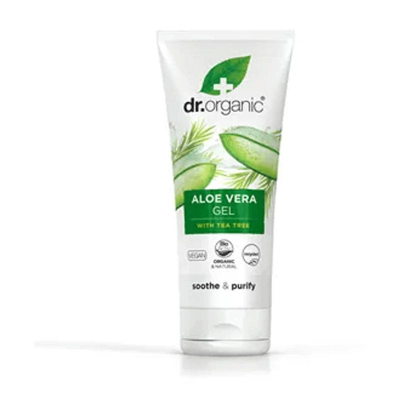 Dr Organic -  aloe vera with tea tree 200 ml