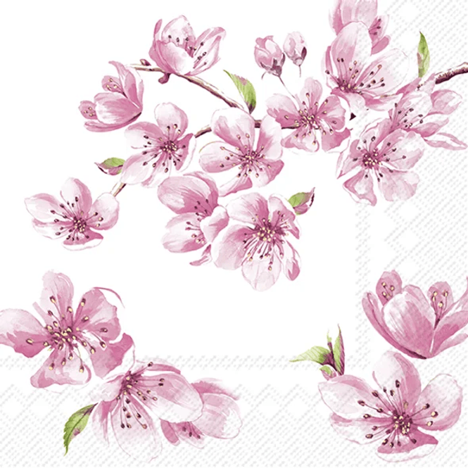 Hovedbilde Sakura Rose lunsj servietter 