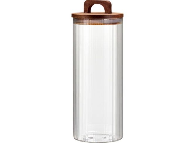 Hovedbilde Krukke glass m/trelokk 10x28cm 1650ml