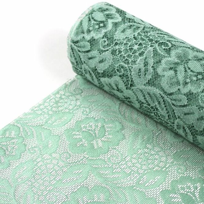 Hovedbilde Englevev Sizolace Sage Green 30 cm - 5 m