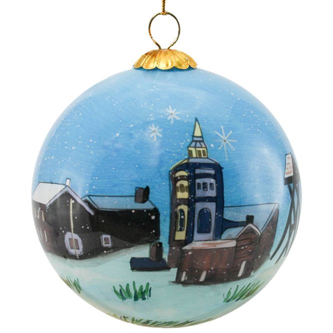 Hovedbilde Julekule håndmalt Røros God jul