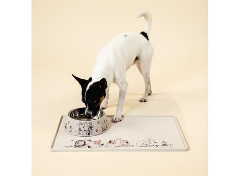 Mummi Pets Matskål - Medium Beige
