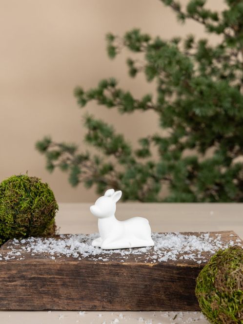 Hovedbilde Bea rådyr, 7x3x6 cm, keramikk