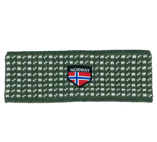 Hovedbilde Pannebånd Islender, grønt/hvitt