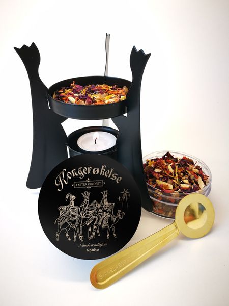 Hovedbilde Kongerøkelse stativ inkl 1 boks Røkelse Ekstra ...