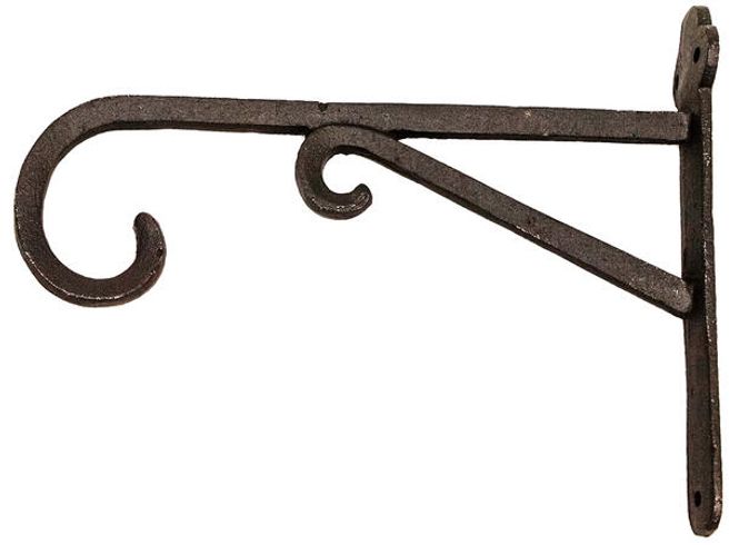 Hovedbilde Krok til vegg sort metall 25x4x19 cm