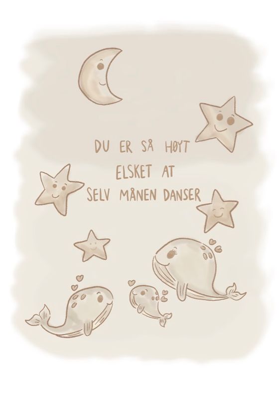 Plakat Månen danser - Anne C. Rosendahl
