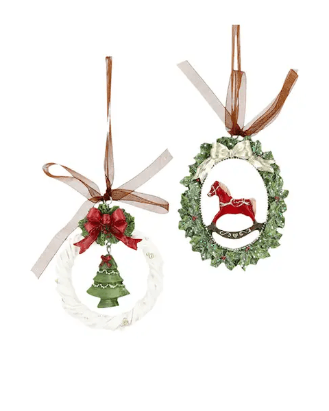 Hovedbilde Julekrans 8 cm, 2 ass