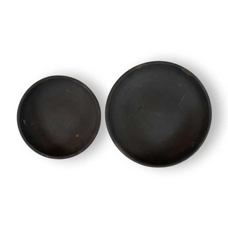 Fat Terracotta, sort, Ø:25 cm