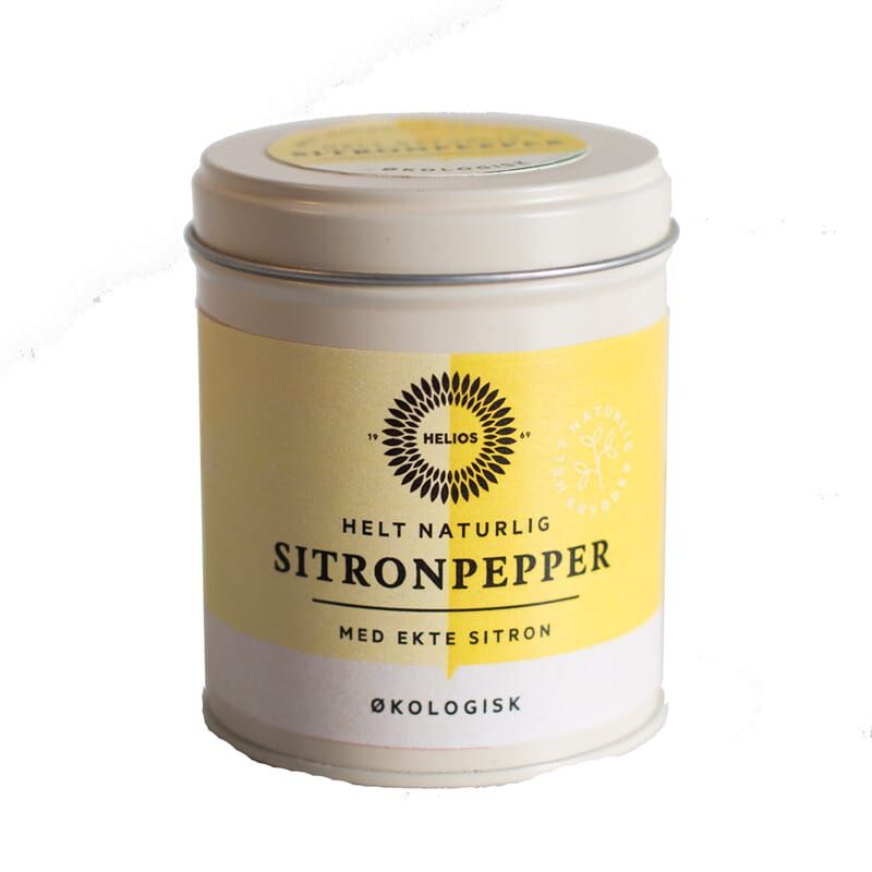 Helios økologisk sitronpepper 80 g