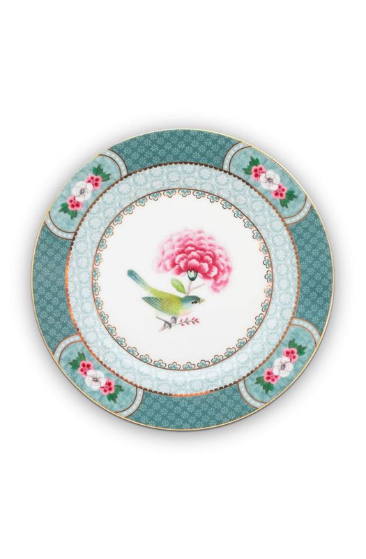 PiP Blushing Birds Blå, Asjett 17 cm