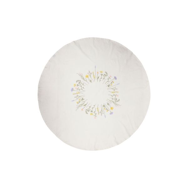 Hovedbilde Duk m/broderi Blomst. Ø:150 cm, bomull