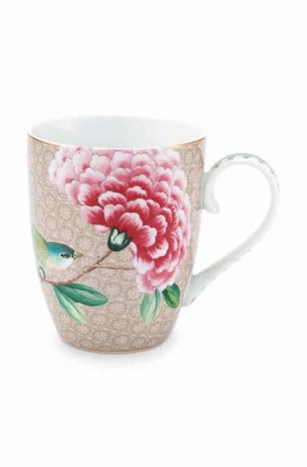 Hovedbilde PiP Blushing Birds Khaki, Krus stort 350ml