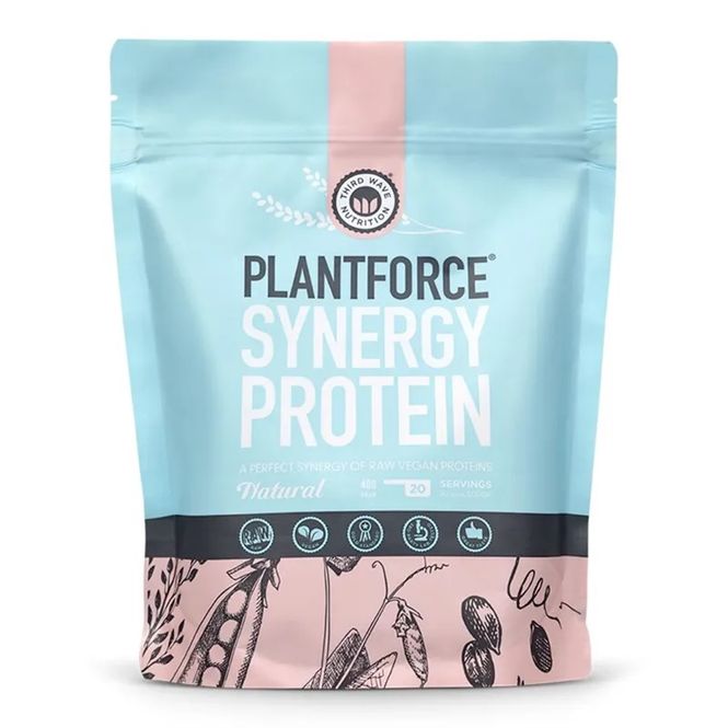 Hovedbilde Plantforce synergy protein natural 400 g