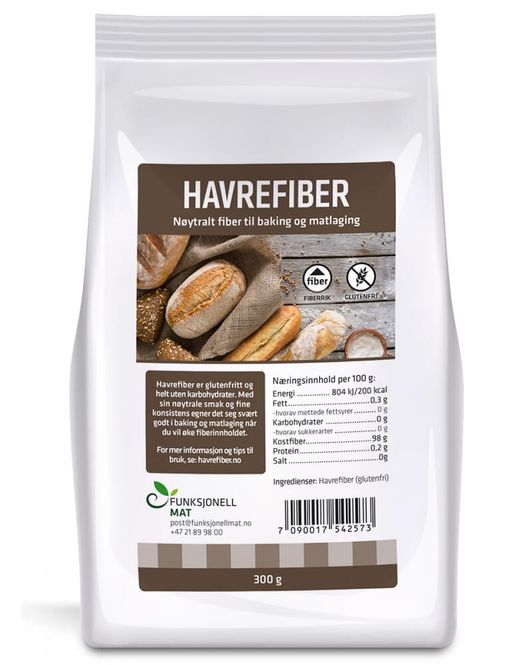 Hovedbilde Sukrin Havrefiber 300 g