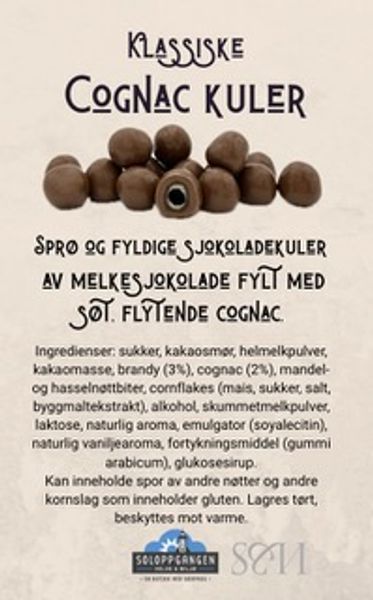 Hovedbilde Cognackuler, 120 gram