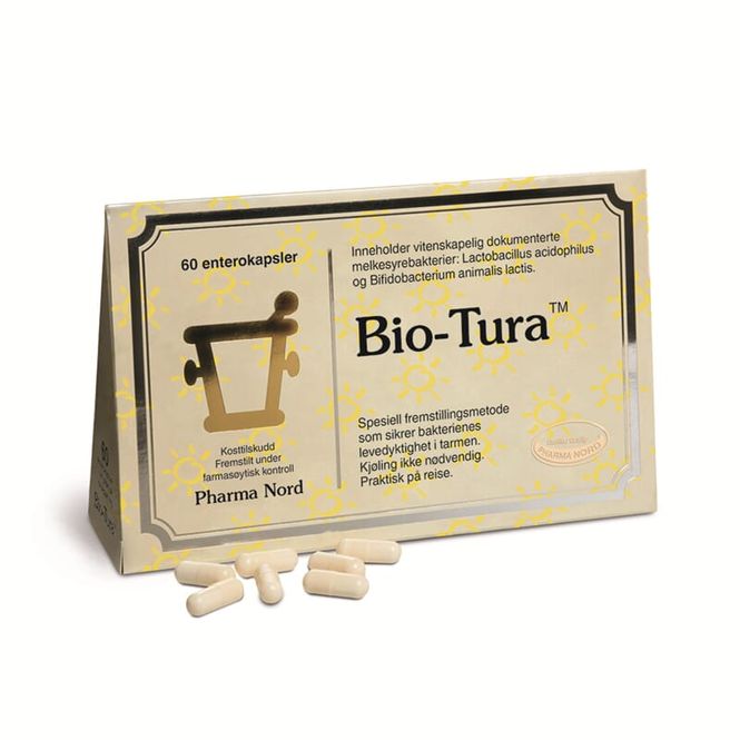Hovedbilde Pharma Nord bio-tura 60 enterokapsler laktosefri