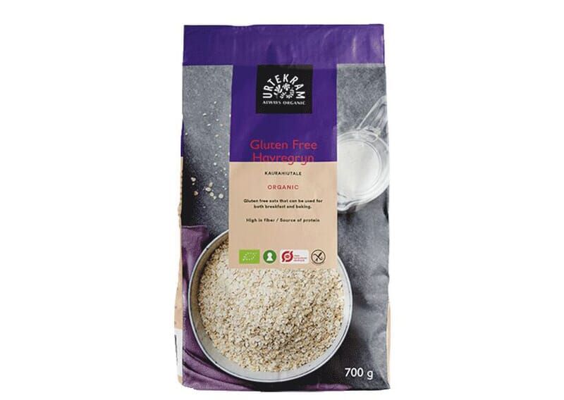 Urtekram glutenfri havregryn 700g økologisk