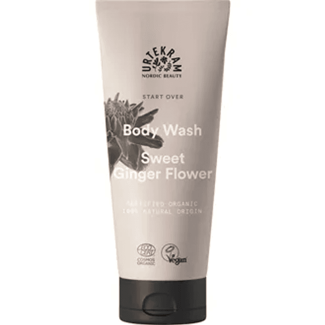 Hovedbilde Urtekram Start Over bodywash sweet ginger flower ...