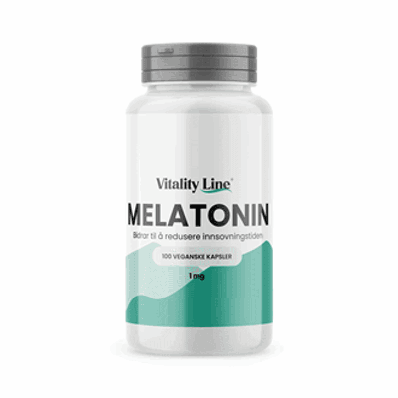 Vitality Line Melatonin 1 mg 100 veganske kapsler