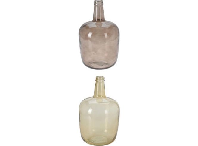 Hovedbilde Vase resirkulert brun/grønn 22x40cm 2ass