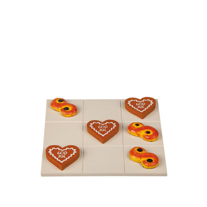 Hovedbilde Tre på rad Lussekatter og hjerte