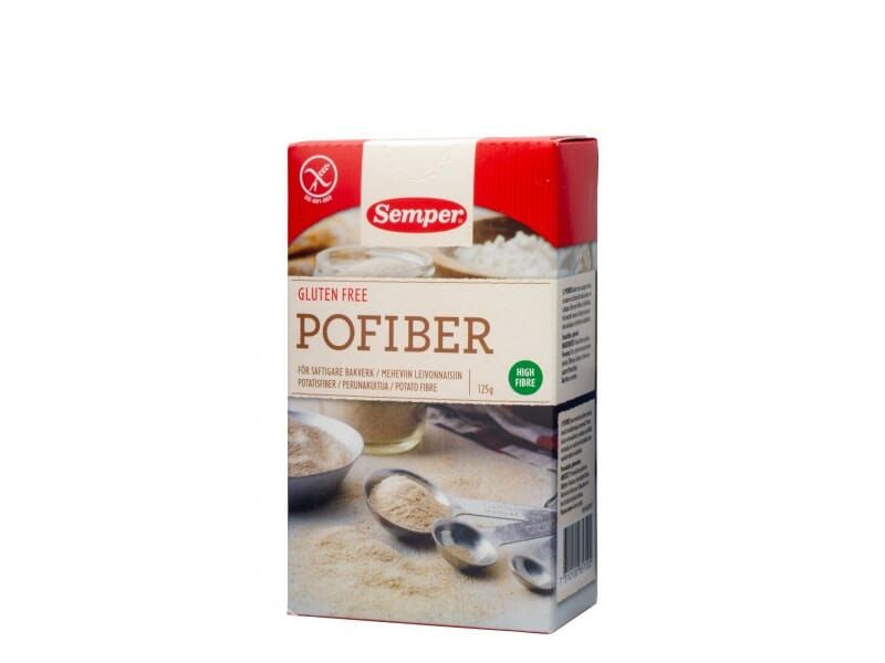 Semper glutenfri potetfiber 125g vegansk