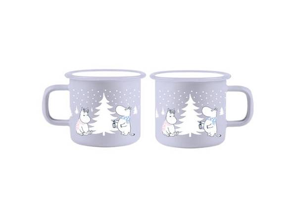 Hovedbilde Mummikopp Emalje - Snøfall