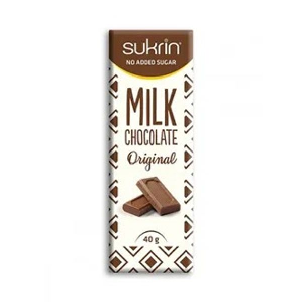 Hovedbilde Sukrin Melkesjokolade 40 g
