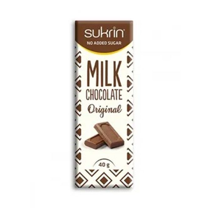 Hovedbilde Sukrin Melkesjokolade 40 g