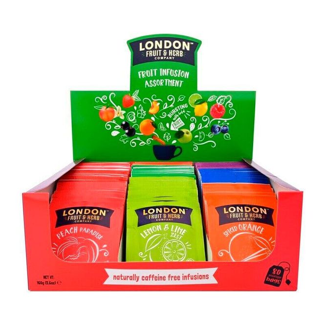 Hovedbilde London Fruit & Herb utvalg urtete med frukt smak ...