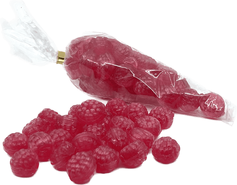 Bringebærdrops 120 gr