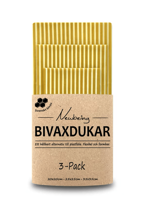 Hovedbilde Bivoksduker 3-pk, Gul stripe