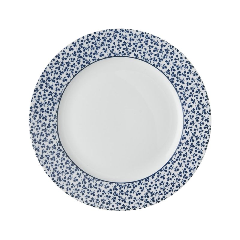 Laura Ashley Floris Blå/hvit Frokostasjett 20 cm