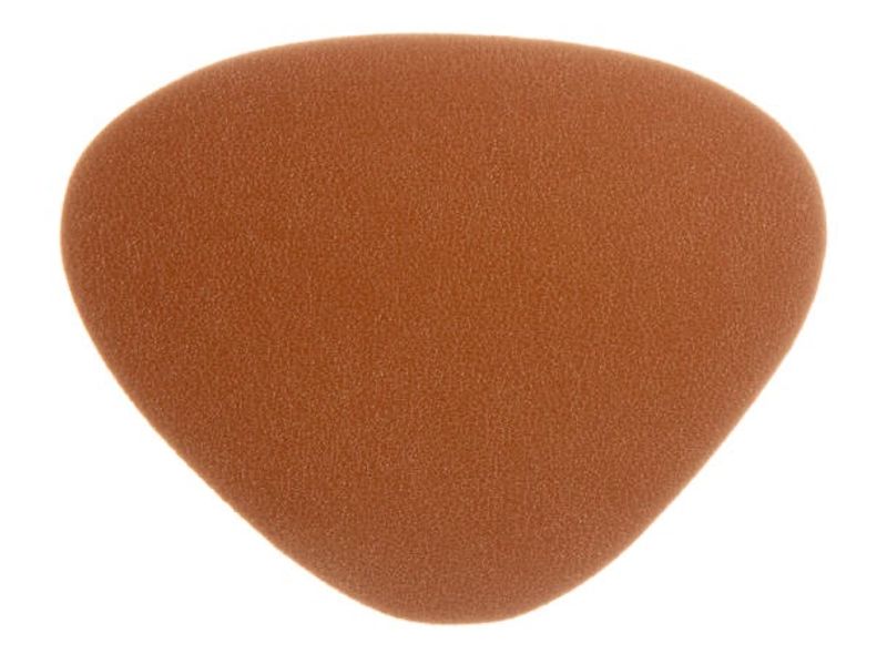 Glassbrikke PU-skinn 11,5x9cm cognac 6st