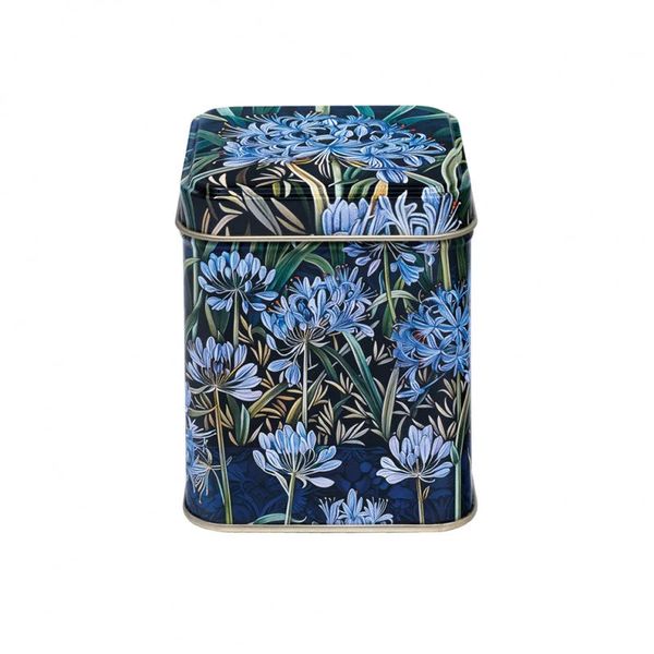 Hovedbilde Teboks, Blå lilje, 7,6 x 7,6 x 9,3 cm
