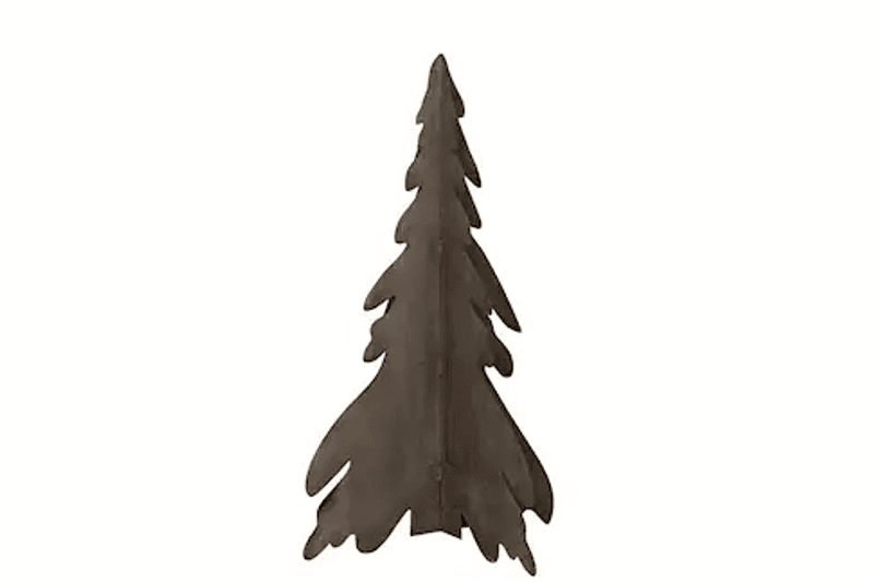 Juletre i metall, H:92 cm, sammenleggbart 