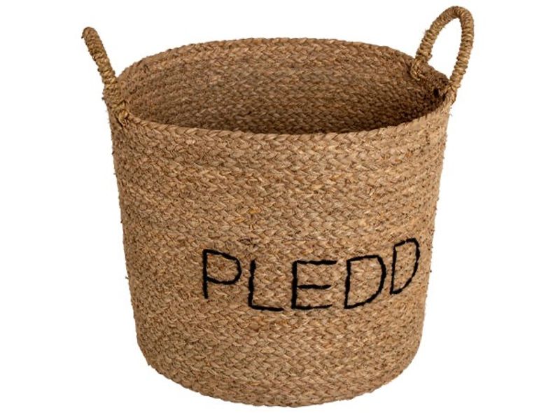 Kurv flettet - Pledd 