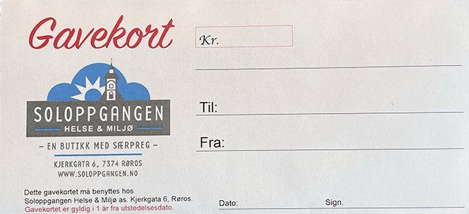 Hovedbilde Gavekort