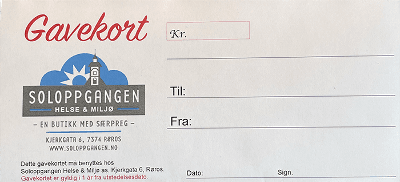 Gavekort