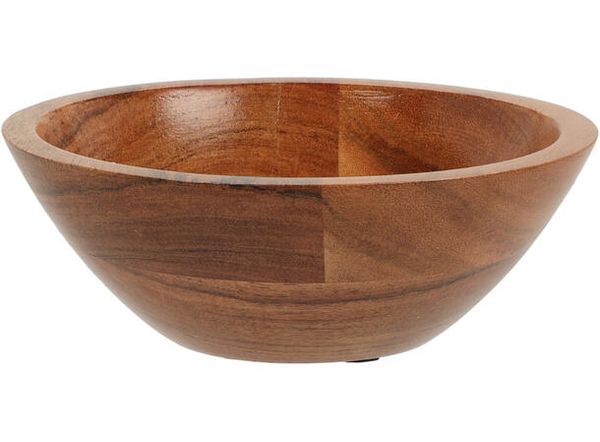 Hovedbilde Bolle skål acaciatre naturfarget 18x5cm