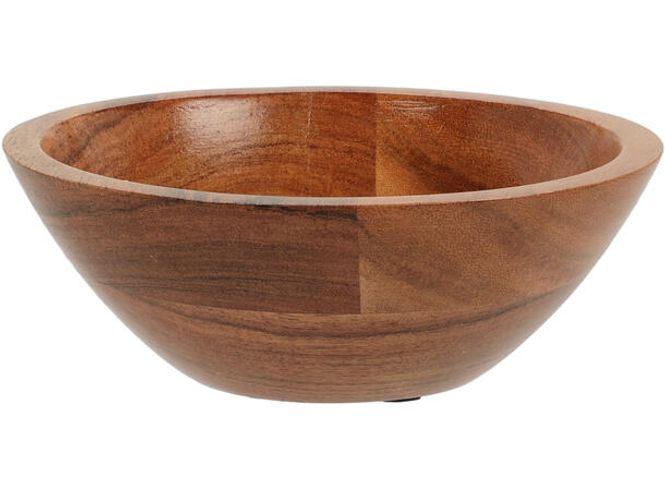 Hovedbilde Bolle skål acaciatre naturfarget 18x5cm