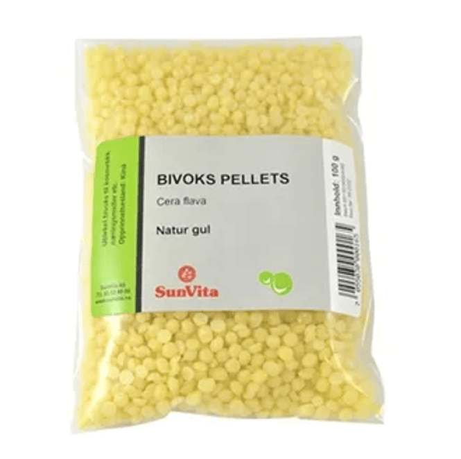 Hovedbilde Sunvita bivoks natur gul 100 gr
