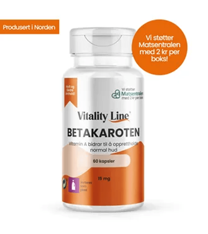  Vitality Line Betakaroten 15mg 60 kaps
