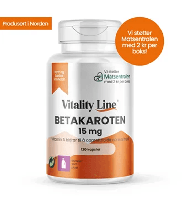 Vitality Line Betakaroten 15mg 120kaps